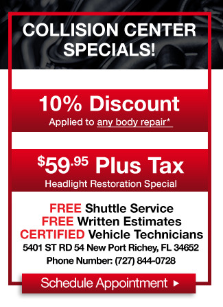 Collision Center Specials