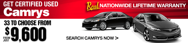 Get Certified Used Camrys