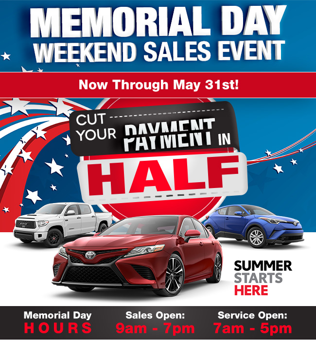 Memorial Day Sales Event