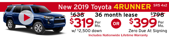 New 2019 Toyota 4Runner SR5