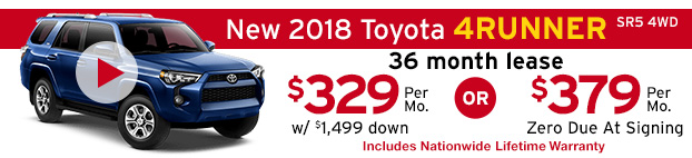 New 2018 Toyota 4Runner SR5