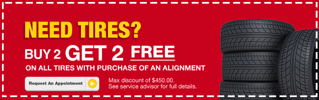 Buy 2 Tires Get 2 Free