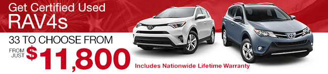 Certified Used RAV4s