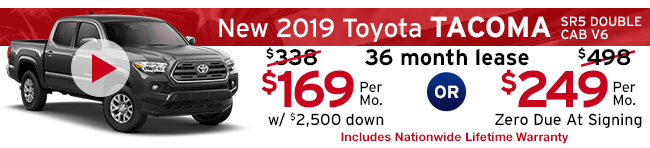 New 2019 Toyota Tacoma SR5