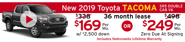 New 2019 Toyota Tacoma SR5