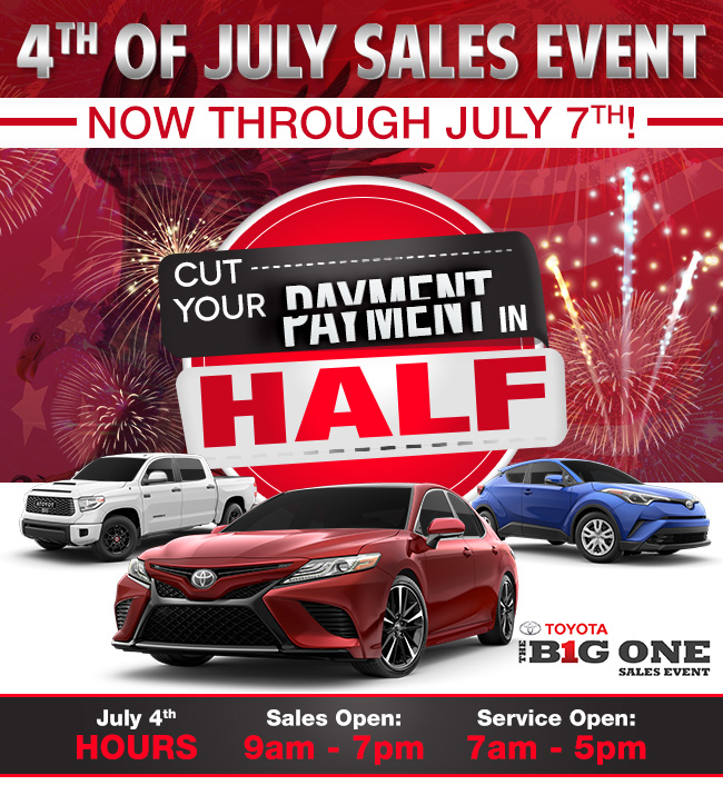 4th Of July Sales Event