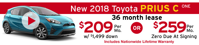 New 2017 Toyota Prius C