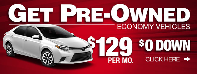 Get pre-owned trucks + suv's