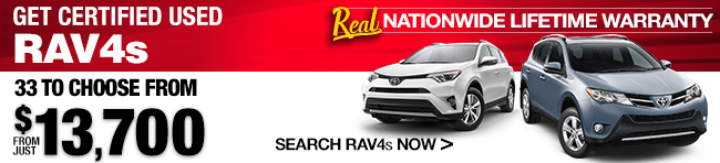 Get Certified Used RAV4s