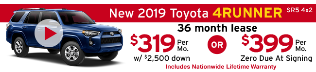 New 2019 Toyota 4Runner SR5