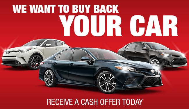 We Want To Buy Back Your Car