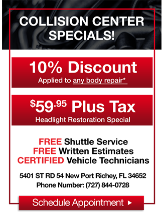 Collision Center Specials