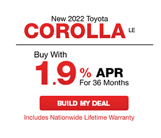 New 2022 Toyota Corolla LE