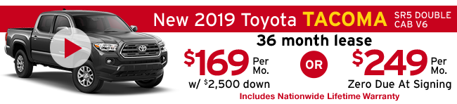 New 2019 Toyota Tacoma SR5