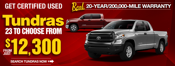 Get Certified Used Tundras