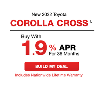 New 2022 Toyota Corolla Cross