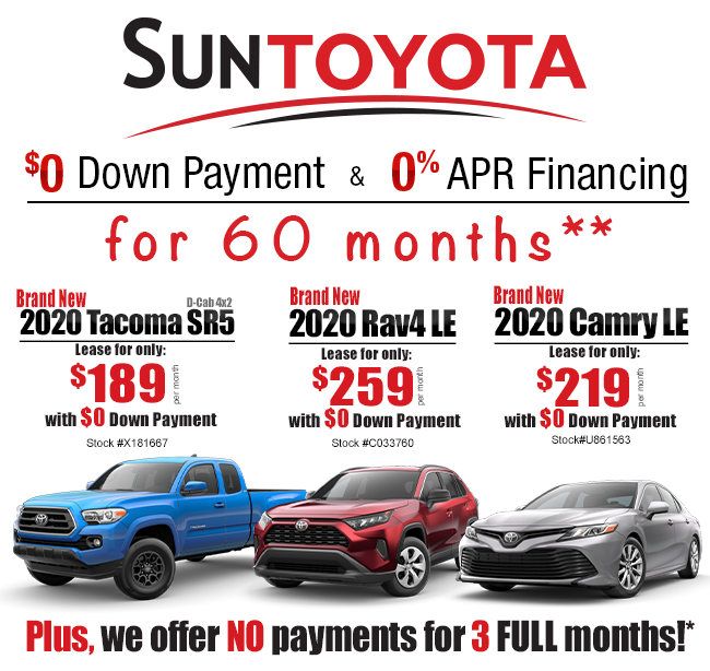 $0 Down Payment And 0% APR Financing