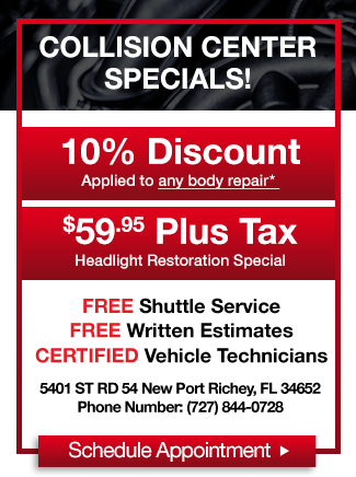 Collision Center Specials