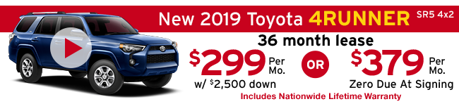 New 2019 Toyota 4Runner SR5