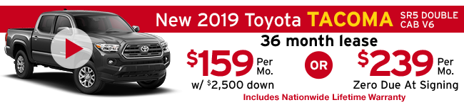 New 2019 Toyota Tacoma SR5