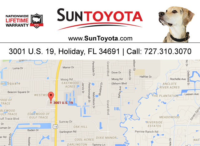 Sun Toyota Map, Address, Phone number