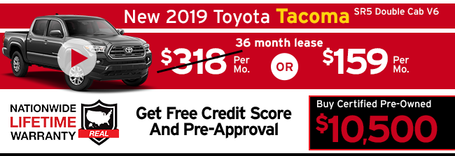 New 2019 Toyota Tacoma SR5