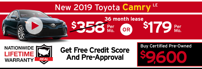 New 2019 Toyota Camry LE