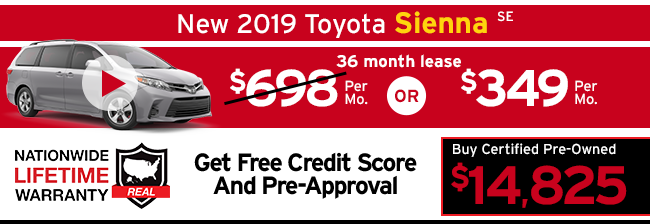 New 2019 Toyota Sienna L