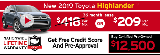 New 2019 Toyota Highlander