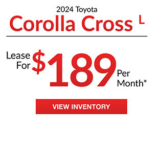 Toyota Corolla Cross offer