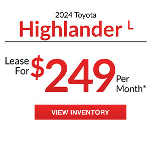 Toyota Highlander offer