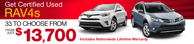 Certified Used RAV4s