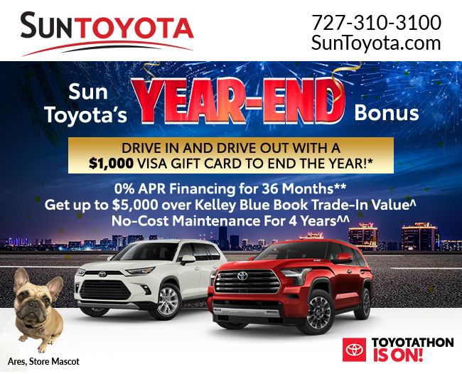 Sun Toyota Year-End Bonus