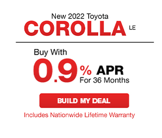 New 2022 Toyota Corolla LE