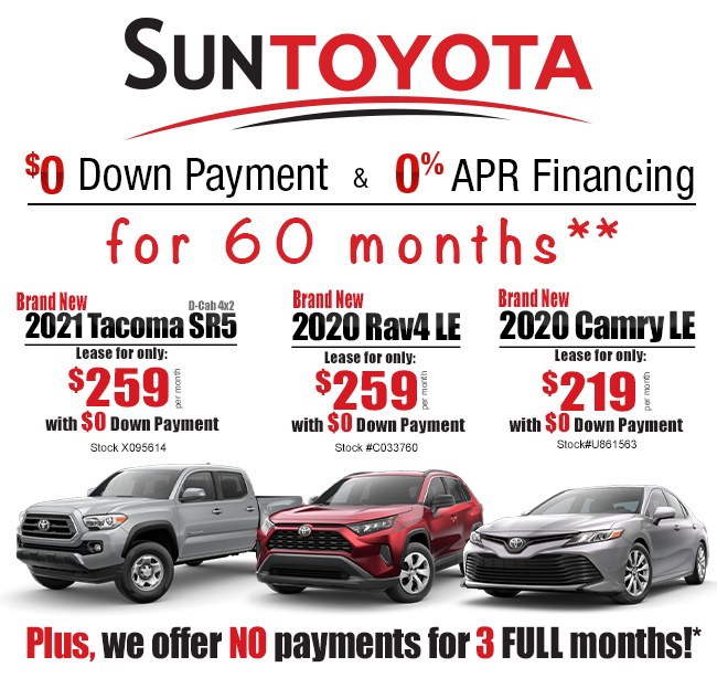 $0 Down Payment And 0% APR Financing