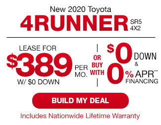 New 2020 Toyota 4RUNNER SR5 4x2