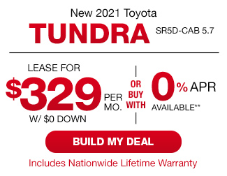 New 2021 Toyota Tundra