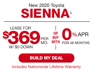 New 2020 Toyota Sienna L