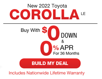 New 2022 Toyota Corolla LE