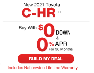 New 2021 Toyota C-HR LE