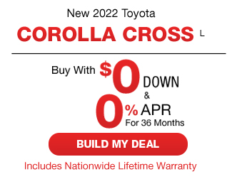 New 2021 Toyota Corolla cross L