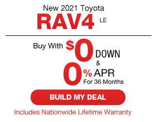 New 2021 Toyota RAV4 LE