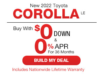 New 2022 Toyota Corolla LE