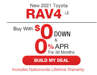 New 2021 Toyota RAV4 LE