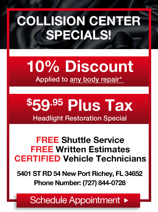 Collision Center Specials