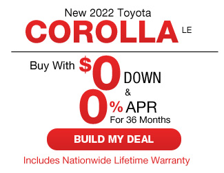 New 2022 Toyota Corolla LE