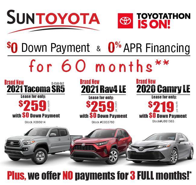 $0 Down Payment And 0% APR Financing