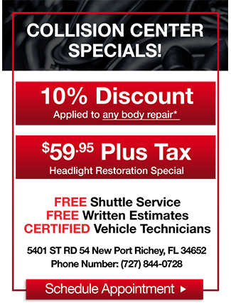 Collision Center Specials