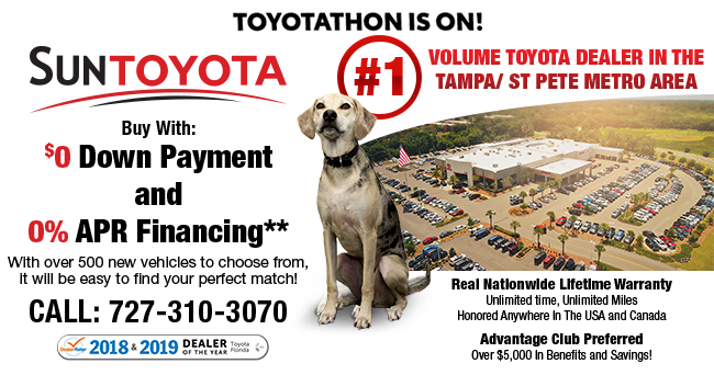 Sun Toyota #1 Volumn Toyota Dealer!