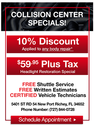 Collision Center Specials